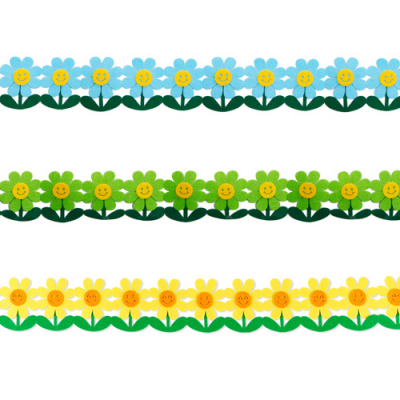 [유니아트] 펠트 큰꽃울타리 (92.5X10cm, 3컬러 택1)N10