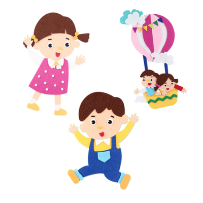 [유니아트] 펠트 우리반 친구들 신형 (3종 택1)