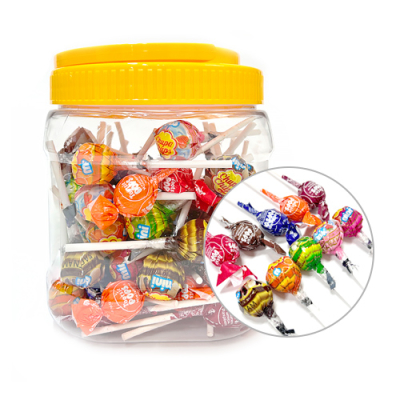 [소원별] 초등간식 미니 츄파춥스+투시팝 미니 2종혼합 (약80개, 500g, 수업자료 제공)