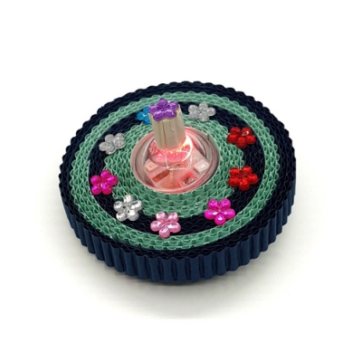 [소원별] 골판지 LED 팽이 만들기 (10개, 6X5cm)