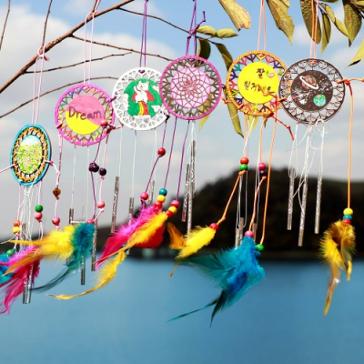 [위시스타] 아메리카 원주민 전통문화 드림캐쳐 풍경 만들기 (지름8cm)