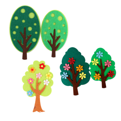 [유니아트] 펠트 나무 신형 (양/꽃/사계나무 4종 택1)