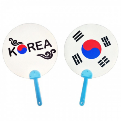 [유니아트] 우리나라 태극기 부채 만들기 (19X27cm)