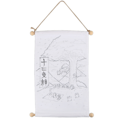 [유니아트] 패브릭 족자 무지 (24X39cm)