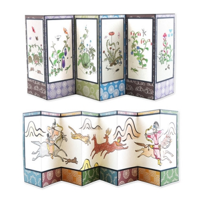 [유니아트] 우리 전통문화 병풍 만들기 (6종택1)