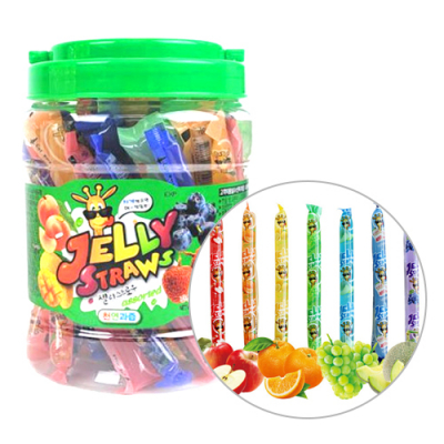 [소원별] 초등간식 천연과즙   젤리스트로우 (19g, 1개/1통 2종 택1)