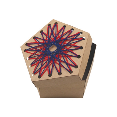 [유니아트] DIY 스트링아트 종이상자_오각 보석함 (24X22cm)