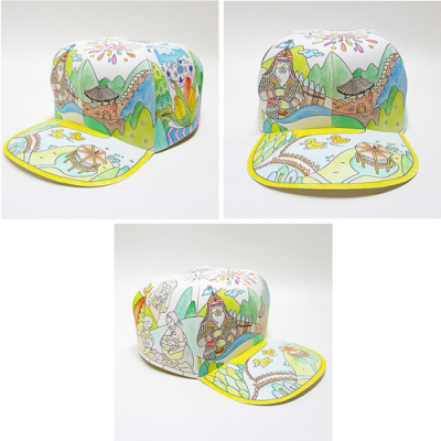 [몰포스] 역사 컬러링 종이모자 만들기 (1개, 34X36cm) 낱개