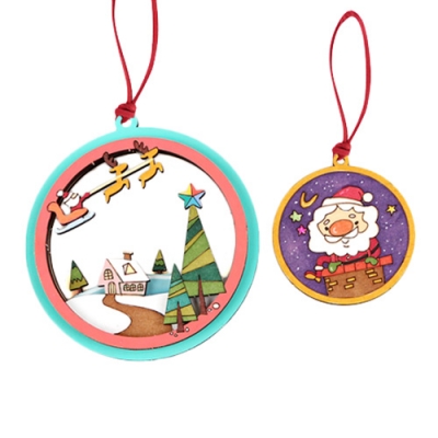 [유니아트] 크리스마스 입체 오너먼트 만들기 (산타)