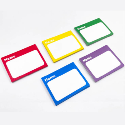 [쁘띠팬시] 스티커 명찰 (중/대 2종 택1)