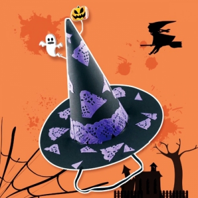 [유니아트] 할로윈 마녀모자 만들기