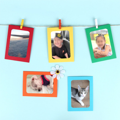 [유니아트] 내맘대로 꾸미는 가랜드 종이액자 10P (9.5X13cm)