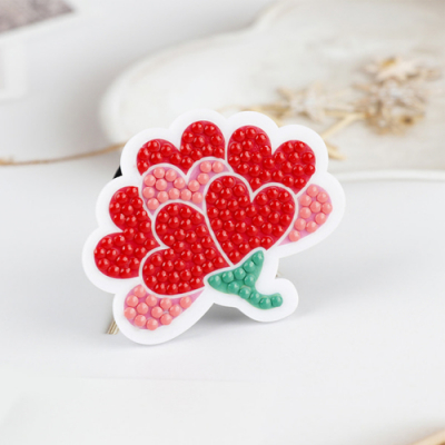 [유니아트] 스마트톡 보석십자수 카네이션 만들기 (6X5.5cm)