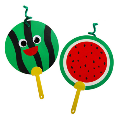 [유니아트] 여름 수박 부채만들기 (19X27cm)