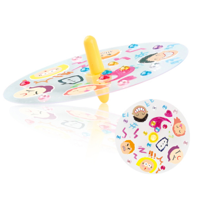 [유니아트] 감정표현 투명 팽이 만들기 (2개입, 10cm)