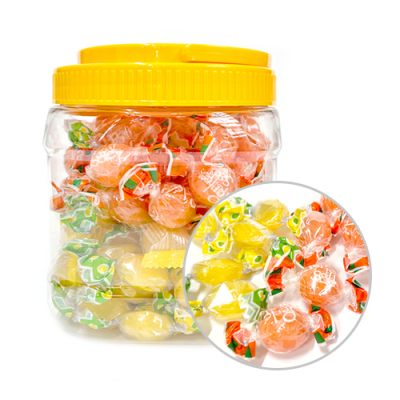 [소원별] 초등간식 포지타노 레몬+오렌지 캔디 2종 혼합 (약80개, 590g, 수업자료 제공)