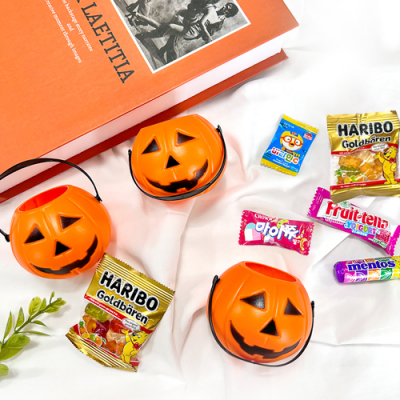 [소원별] 초등간식 핼로윈 호박바구니 간식 5종 혼합 (주문제작)