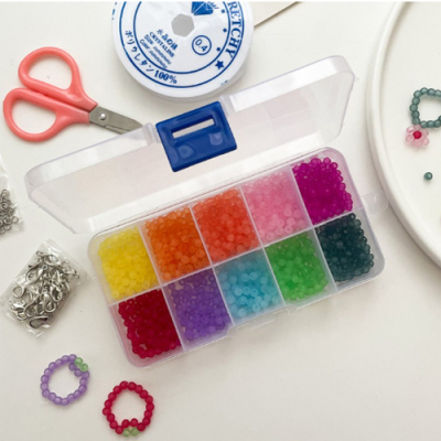 [소원별]DIY 파스텔 비즈키트 반지&팔찌&목걸이 만들기세트 (10컬러)