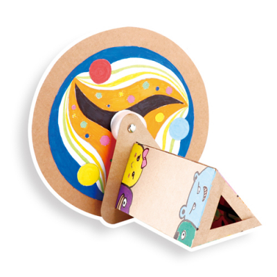 [유니아트] 거울속 세상 신기한 만화경 만들기 (16X15.5cm)