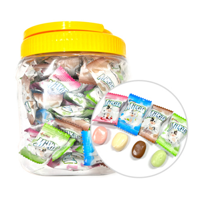 [소원별] 초등간식 밀키타 밀크   츄잉캔디 4종혼합 (약80개, 348g, 수업자료 제공)