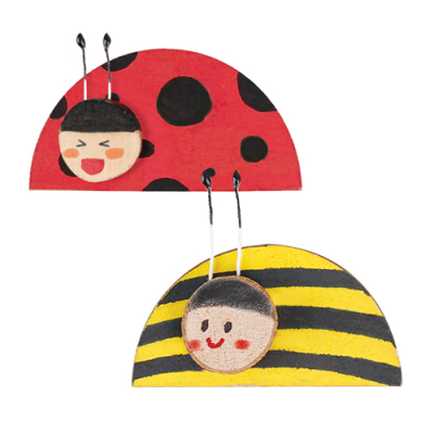 [유니아트] 냉장고 자석 만들기 곤충 (꿀벌/무당벌레 2종 택1)