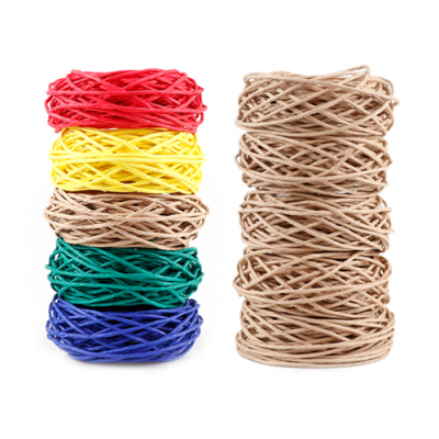 [유니아트] 둥근 칼라지끈 (5개입, 3mmX10M, 색상혼합/자연색 2종 택1)