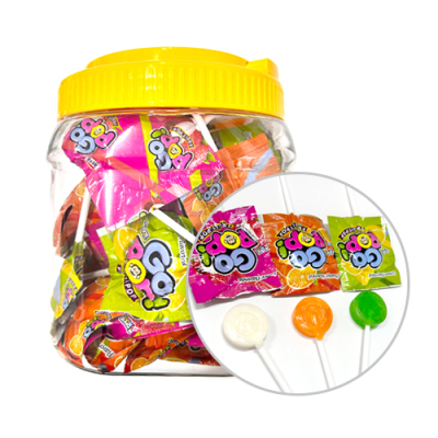 [소원별] 초등간식 트릭시 고팝 과일맛 캔디 3종혼합 (약50개, 355g, 수업자료 제공)