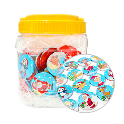 [소원별] 초등간식 크리스마스 칭찬금화 초콜릿 (약100개, 550g, 수업자료 제공)