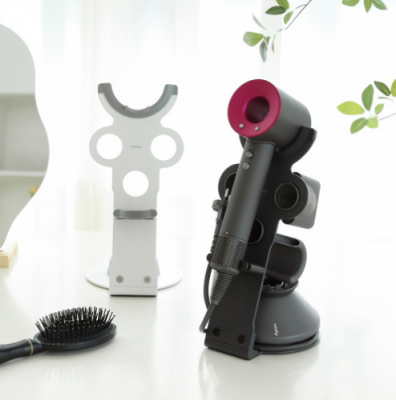 [무아스] 스탠드 마그넷 헤어 드라이기 거치대 (6.8X16X30.3cm, 2컬러 택1)