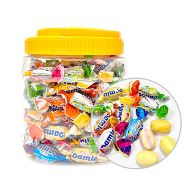 [소원별] 초등간식 뉴 담라 트로피컬&사워 캔디 2종혼합 (약120개/563g/수업자료 제공)