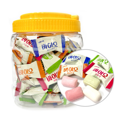 [소원별] 초등간식 바이오 생우유&생과즙 캔디 4종혼합 (약100개,452g, 수업자료제공)