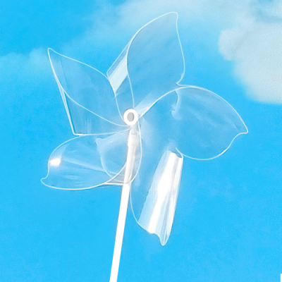 [유니아트] 투명 바람개비 (17X39cm)