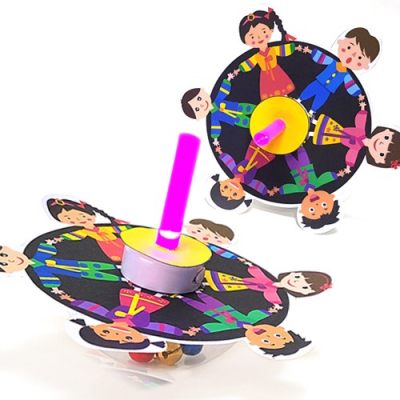 [탑키드] 만들기 LED 강강술래 팽이