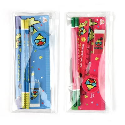 [토마토팬시] 지퍼백 문구세트 (2개 1세트)