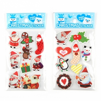 [토마토팬시] 크리스마스 데코 스티커(2개 1세트)