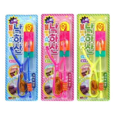 [토마토팬시] 불빛 슈팅 낙하산 (2개 1세트)