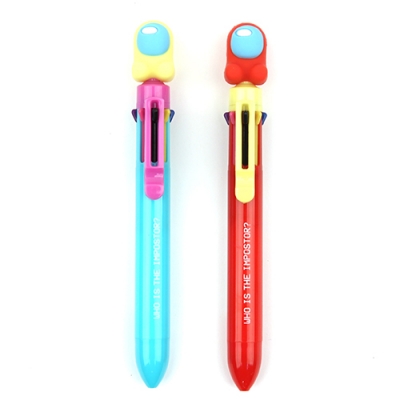 [토마토팬시] 어몽어스 마스코트 8색 볼펜 (2종 1세트)