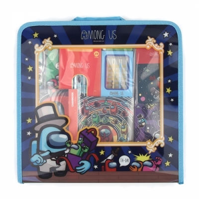 [토마토 팬시] 어몽어스 지퍼화일 문구세트