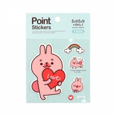 [토마토팬시] 바글바글패밀리 포인트스티커