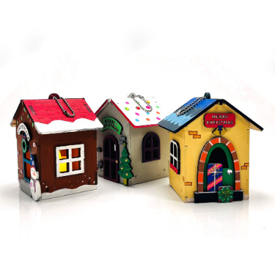 [YSEM] 크리스마스 집 모양 조명등 만들기(3종택1)