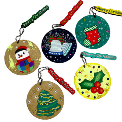 [YSEM] 크리스마스 우드 가방걸이 만들기 (5종택1)