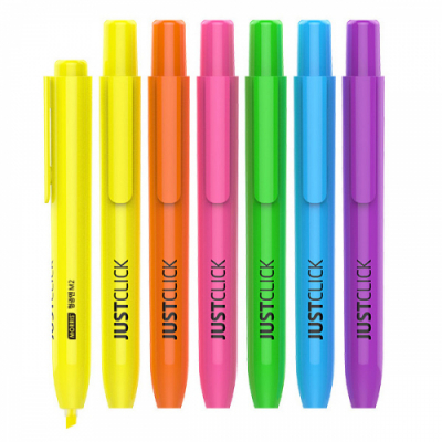 [모리스] 퀵마크M 형광펜(옵션선택) / 노크방식