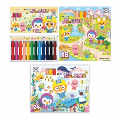 [지구화학] 뽀로로 손에 묻지 않는 크레용 (옵션선택)