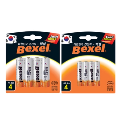 [벡셀] 알카라인 건전지(4개입)