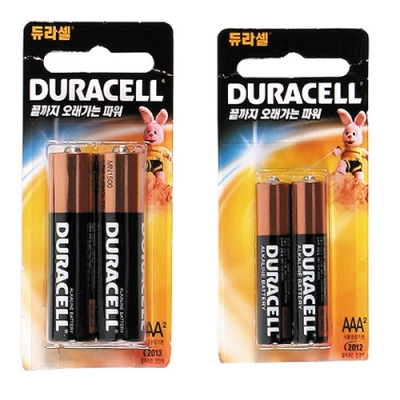 [듀라셀] 알카라인 건전지(2개입)