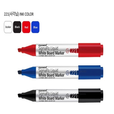 [모나미] 생잉크보드마카 221 (1타/12개입)