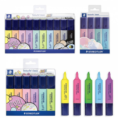 [스테들러] 클래식 형광펜 364 (6종 5색/택1)