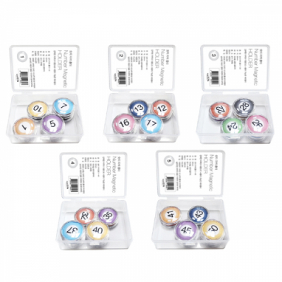 [이노아트] Design 숫자자석 메모홀더 1~50번(5종/택1)