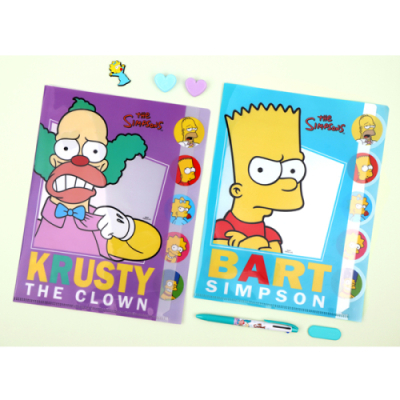 [희망노트] 심슨 5포켓 인덱스 화일(2종 택1)