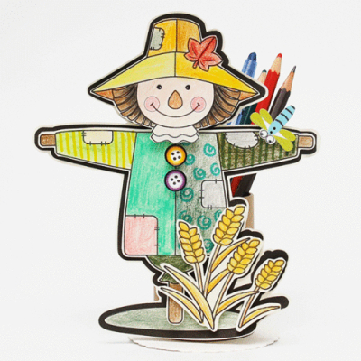 [아트드림] 허수아비 연필꽂이